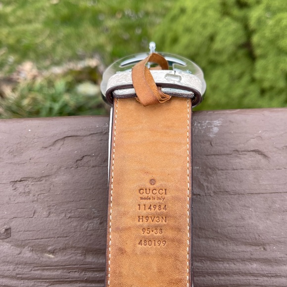 Gucci Accessories Used Gucci Belt Small Terms On Belt Holes Poshmark
